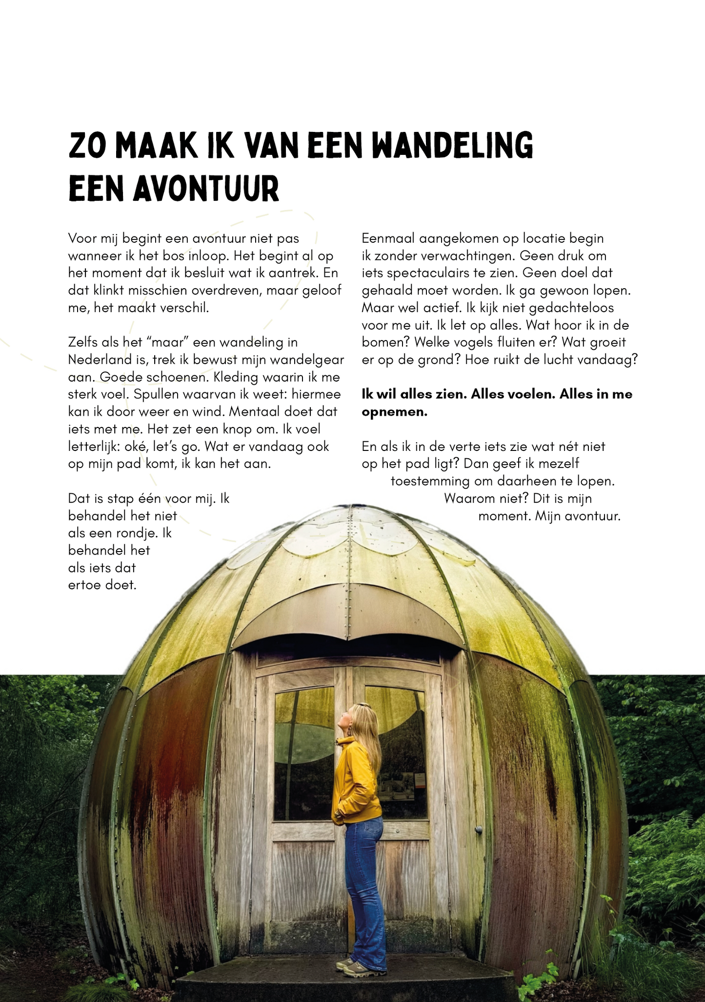 Solo avontuur - Beginners guide