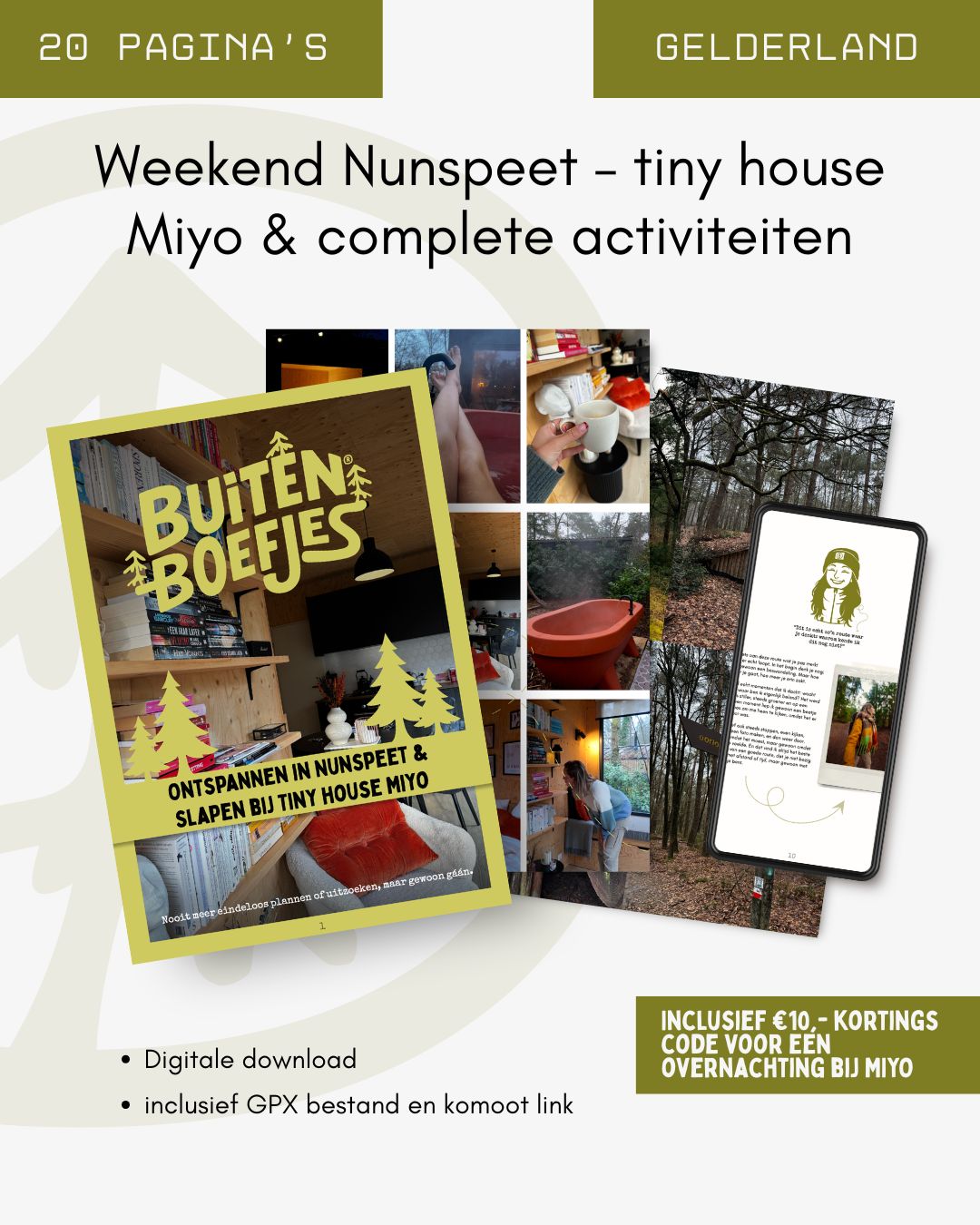 Weekend Nunspeet – Tiny house MIYO & activiteiten