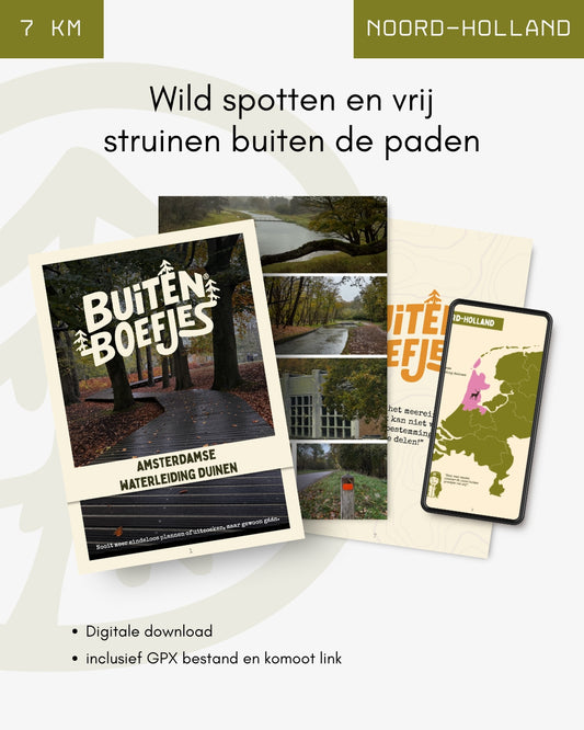 Wild spotten in de Amsterdamse waterleiding duinen